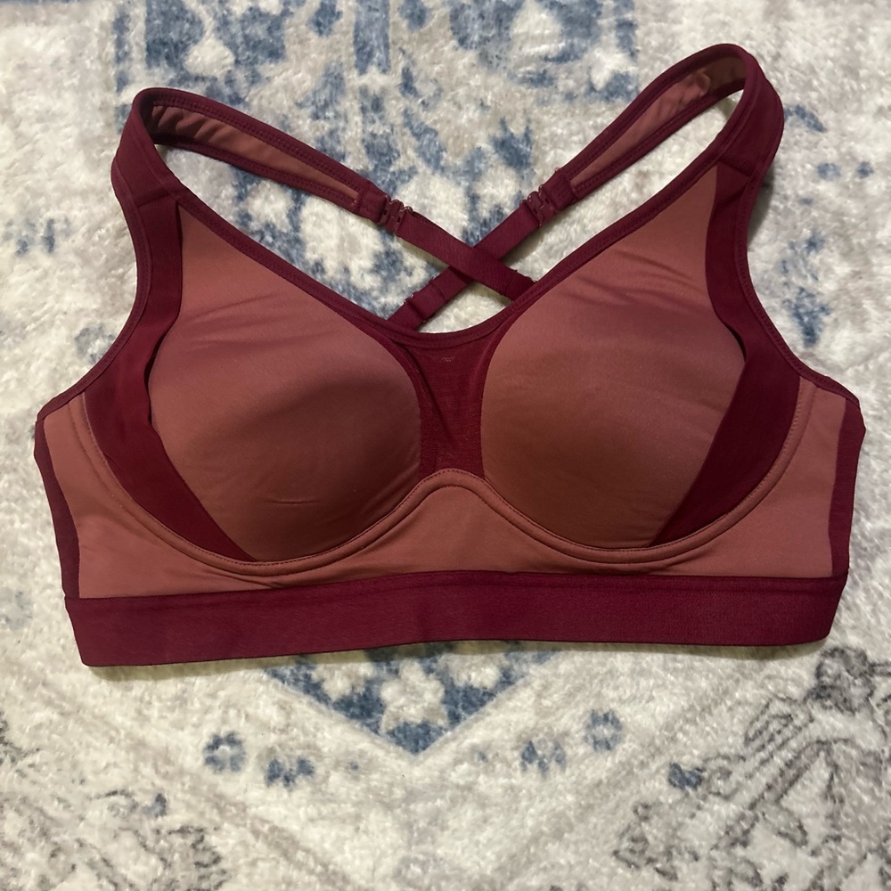 Jockey Women's Burgundy Sports Bra